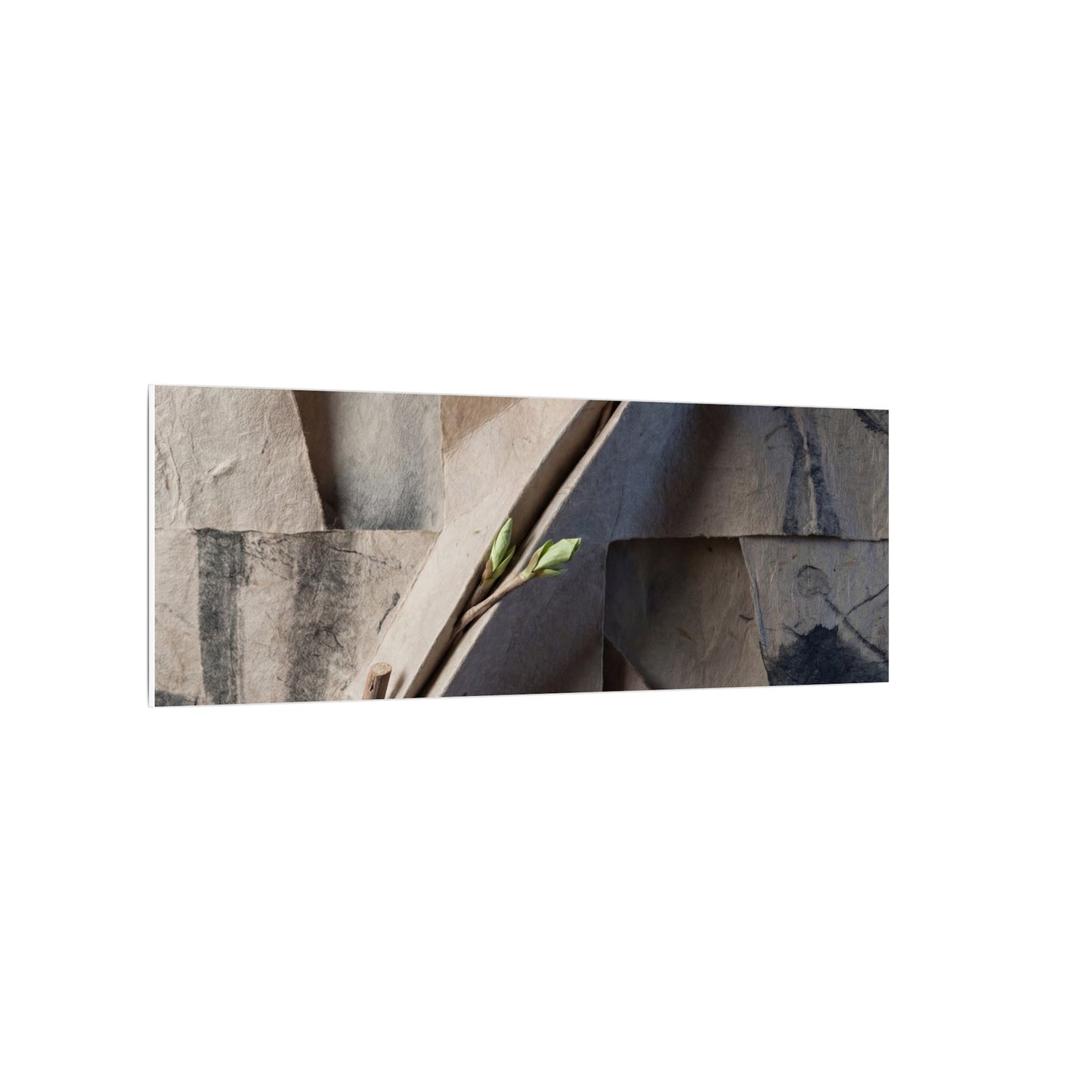 Paper Fold Canvas Art | Spring Japandi Japanese Pattern Art