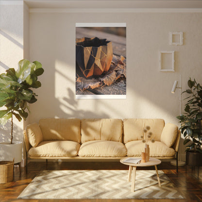 Paper Fold Gold Repair Canvas Art | Philosophical Kintsugi Art