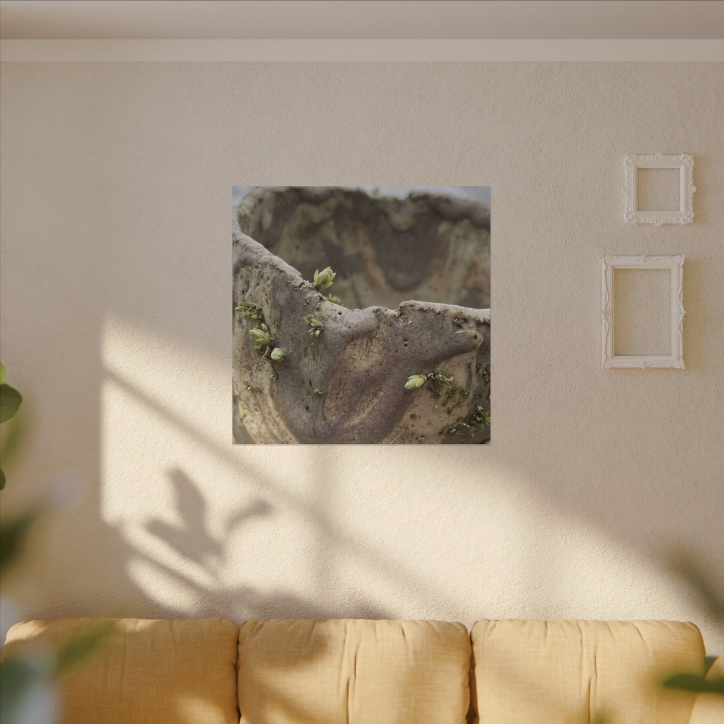 Overcast Ceramic Bowl Canvas Art - Japandi Fukinsei
