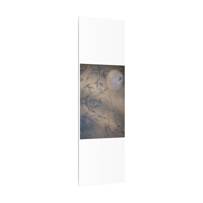 Shadow Play Canvas Art | Winter Japandi Japanese Pattern Art
