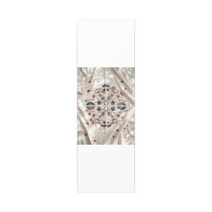 Elegant Silk Drape Canvas Art - Japanese Pattern Japandi