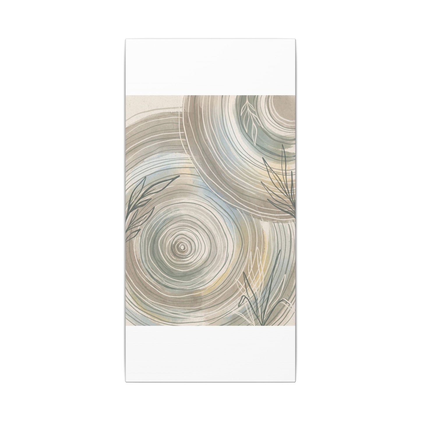 Kanso Water Ripple Canvas Art - Japandi Minimal Line