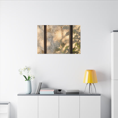 Golden Hour Shoji Screen Canvas Art - Japandi Mono No Aware