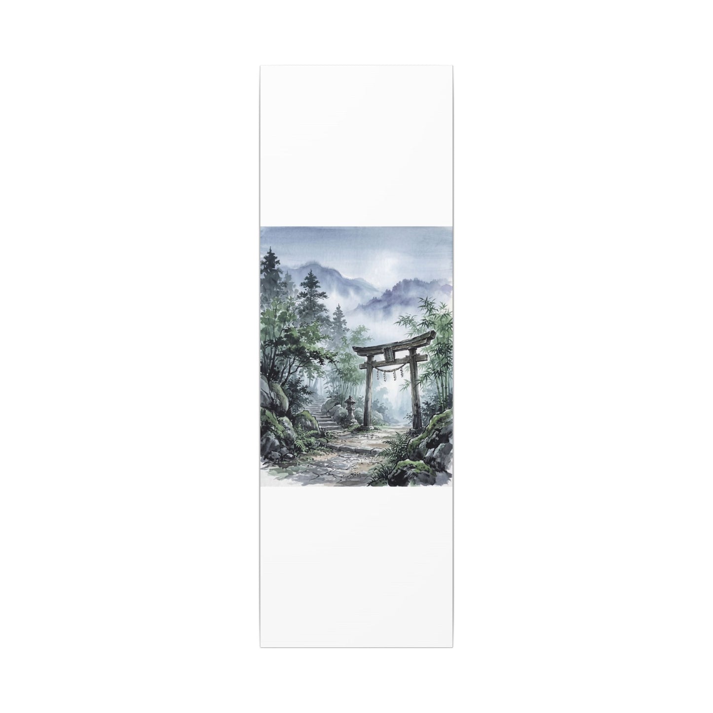 Moonlight Torii Gate Canvas Art - Zen Fukinsei