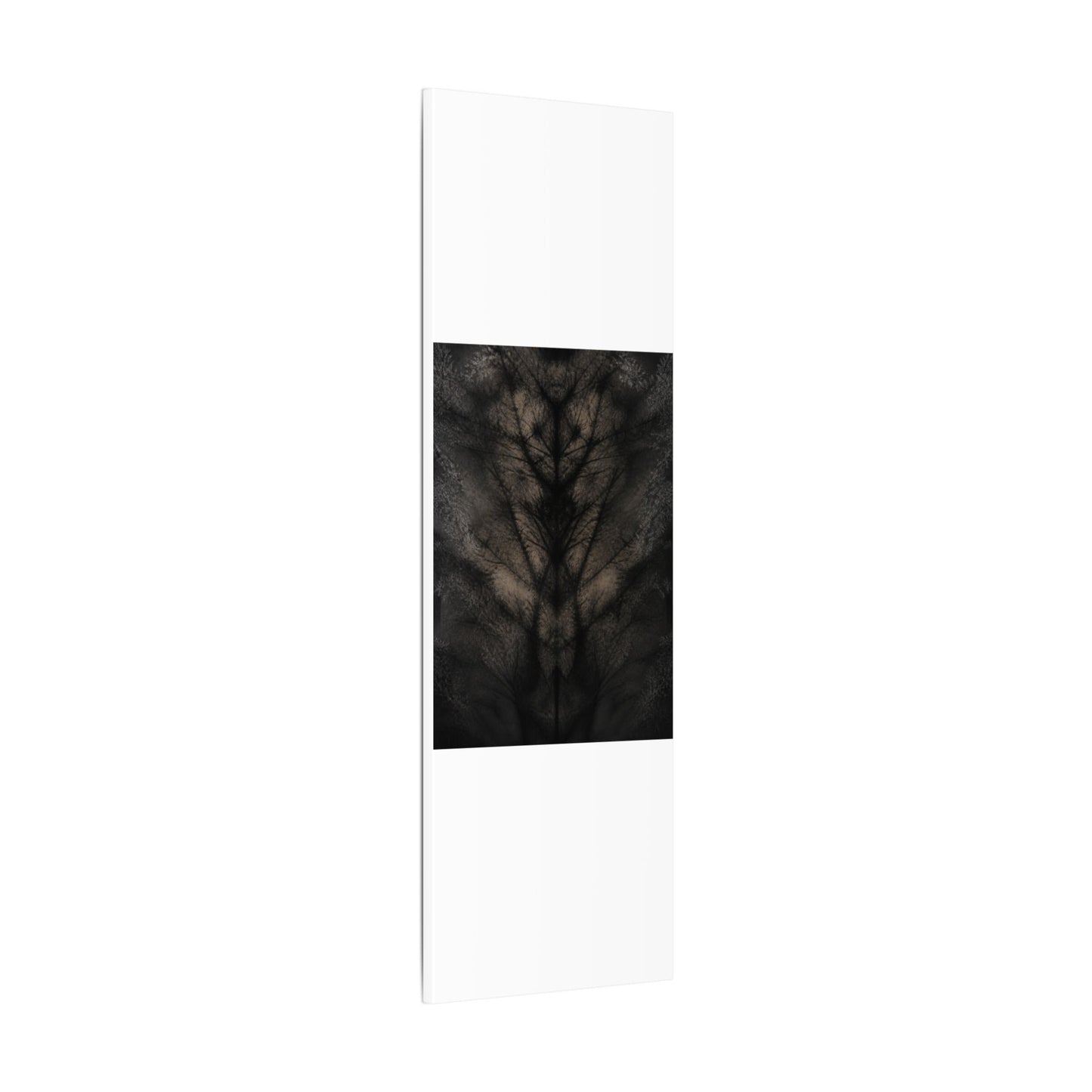 Seijaku Shadow Play Canvas Art - Dark Japandi Charcoal Ink