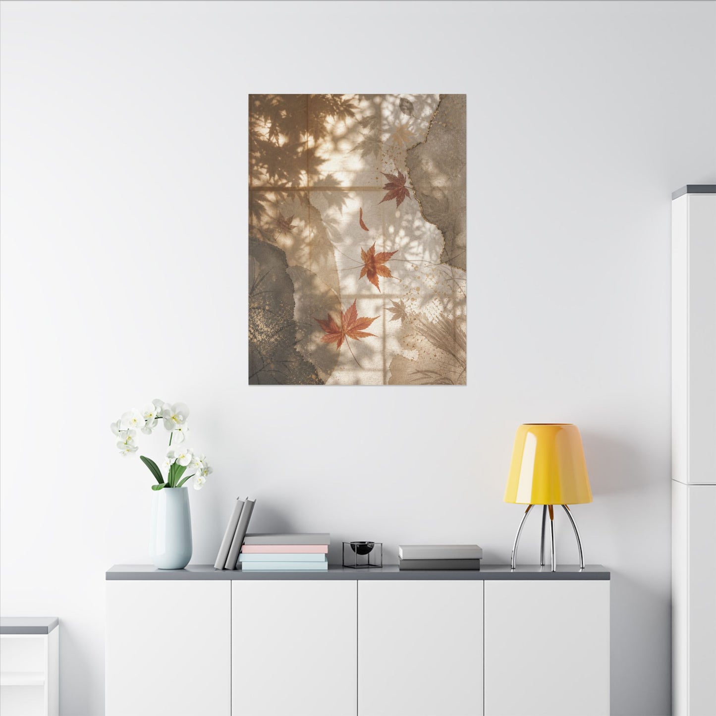 Datsuzoku Shoji Screen Canvas Art - Japandi Japanese Pattern