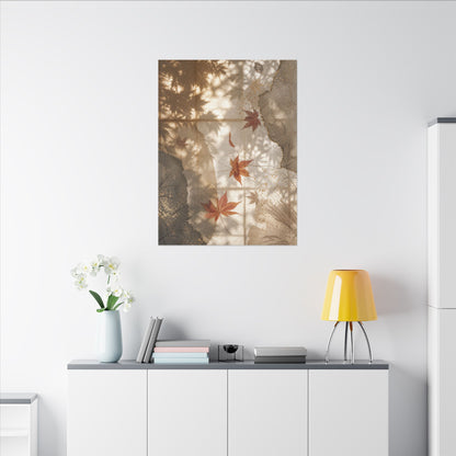 Datsuzoku Shoji Screen Canvas Art - Japandi Japanese Pattern