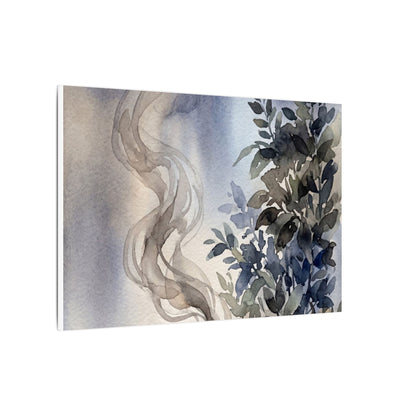 Incense Smoke Summer Canvas Art | Japandi Cozy Design