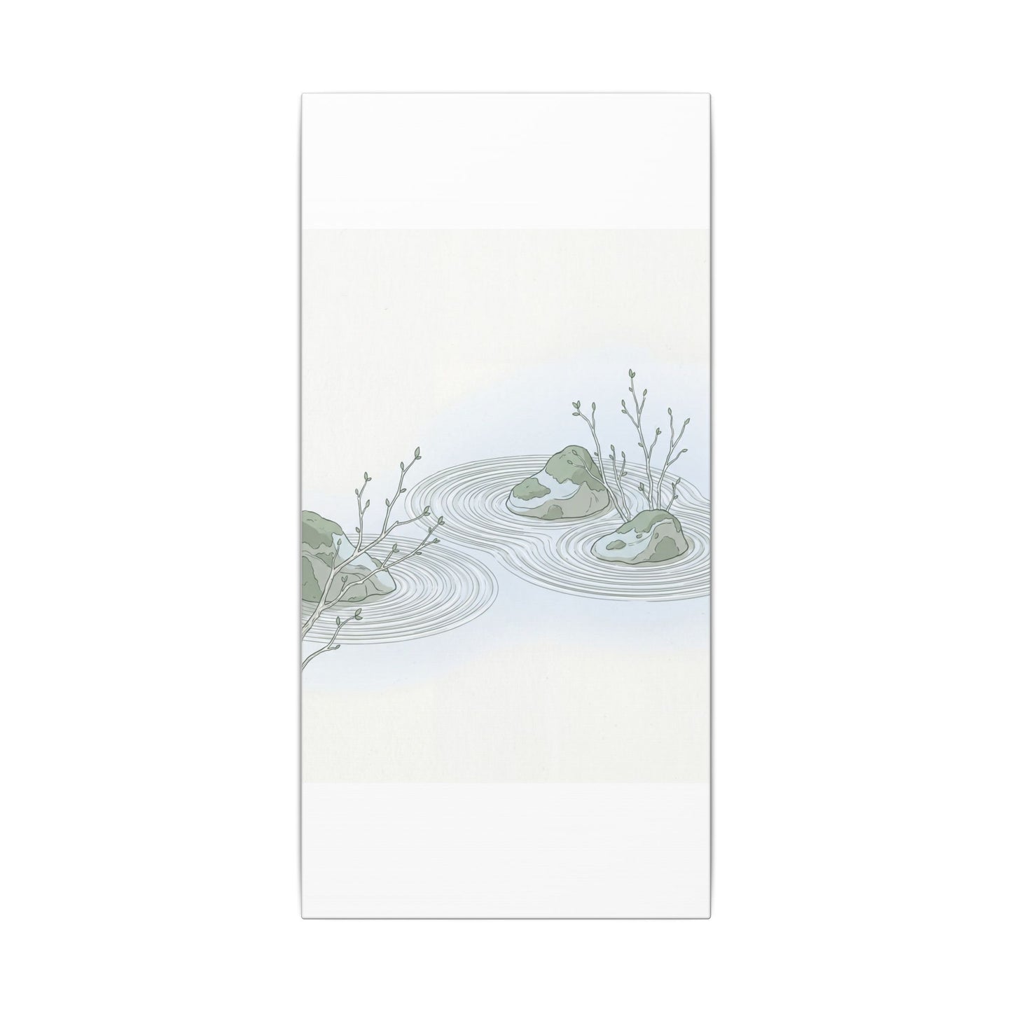 Moonlight Rock Garden Canvas Art - Japandi Ma