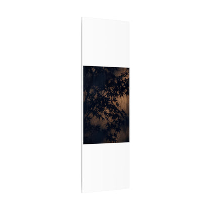 Shadow Play Autumn Canvas Art | Dark Japandi Atmospheric Design