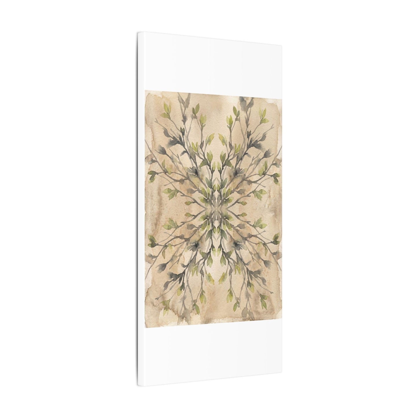 Shibui Shadow Play Canvas Art - Japandi Watercolor