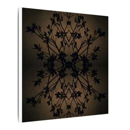 Golden Hour Shadow Play Canvas Art - Dark Japandi Seijaku
