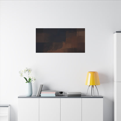 Wabi-sabi Minimal-line Japandi Charcoal Canvas Art