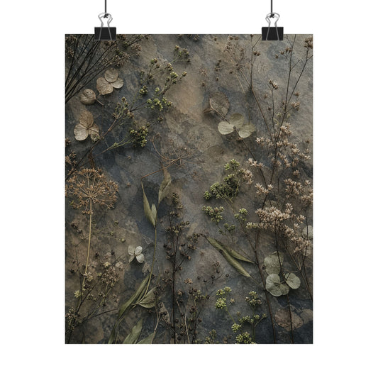 Dawn Dried Flowers Wall Art Print - Japandi Fukinsei