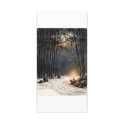Tranquil Bamboo Grove Canvas Art - Karesansui Zen