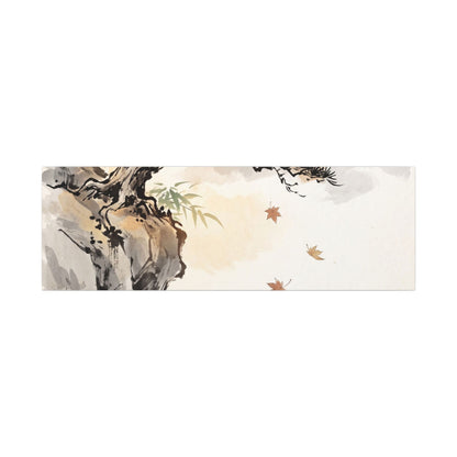 Peaceful Pine Tree Canvas Art - Sumi E Zen