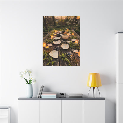 Broken Pottery Spring Canvas Art | Kintsugi Beautiful Design