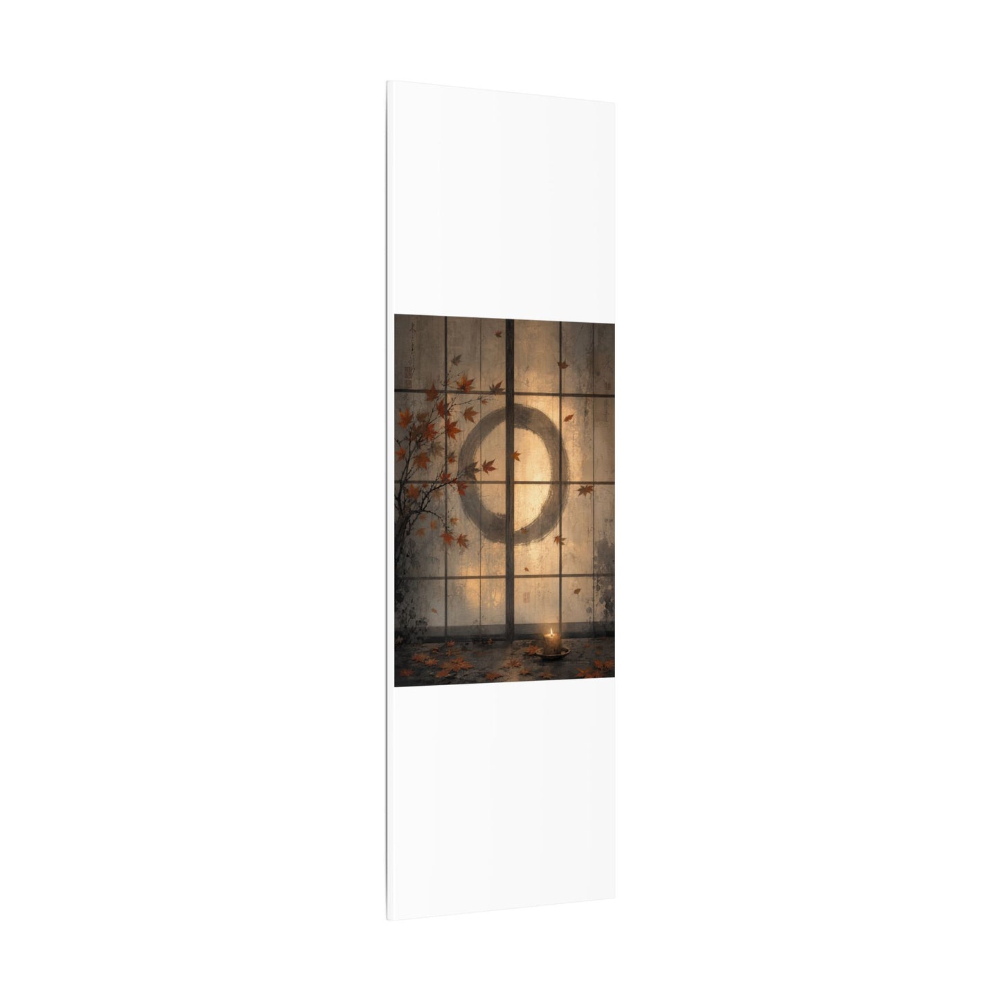 Shoji Screen Texture Canvas Art | Earthy Japandi Art