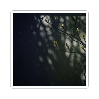 Shoji Screen Sticker | Spring Dark Japandi Moody Minimal Art Art Print