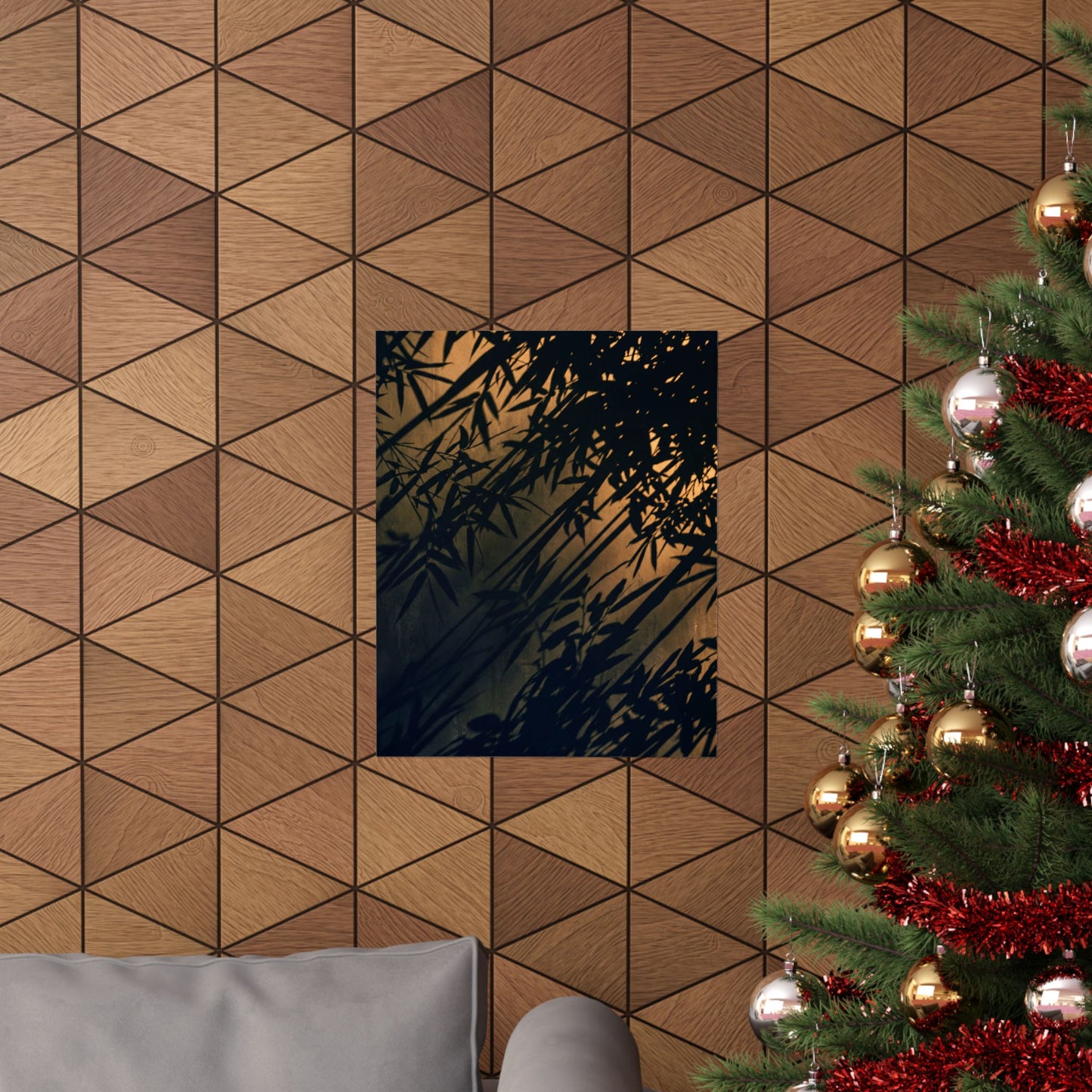 Summer Shadow Play Shadow Zen Wall Art Print | Luxurious Decor