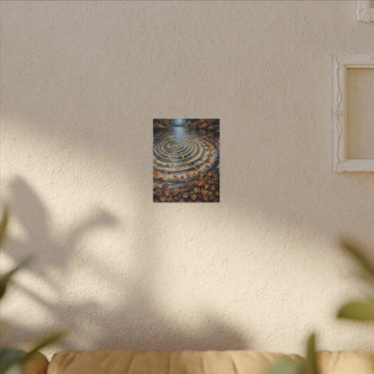 Moonlight Water Ripple Canvas Art - Kintsugi Fukinsei
