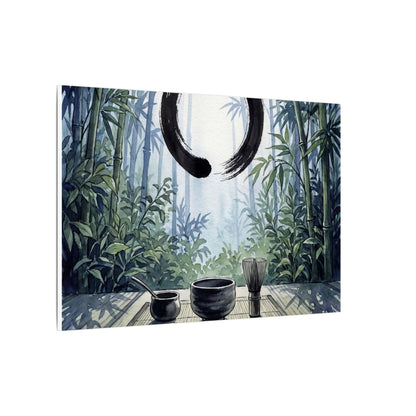 Seijaku Tea Ceremony Canvas Art - Zen Enso