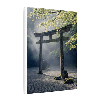 Torii Gate Canvas Art | Spring Zen Karesansui Art