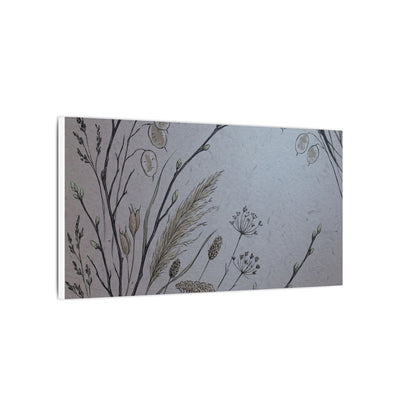 Spring Dried Flowers Japanese Pattern Canvas Art | Cozy Decor