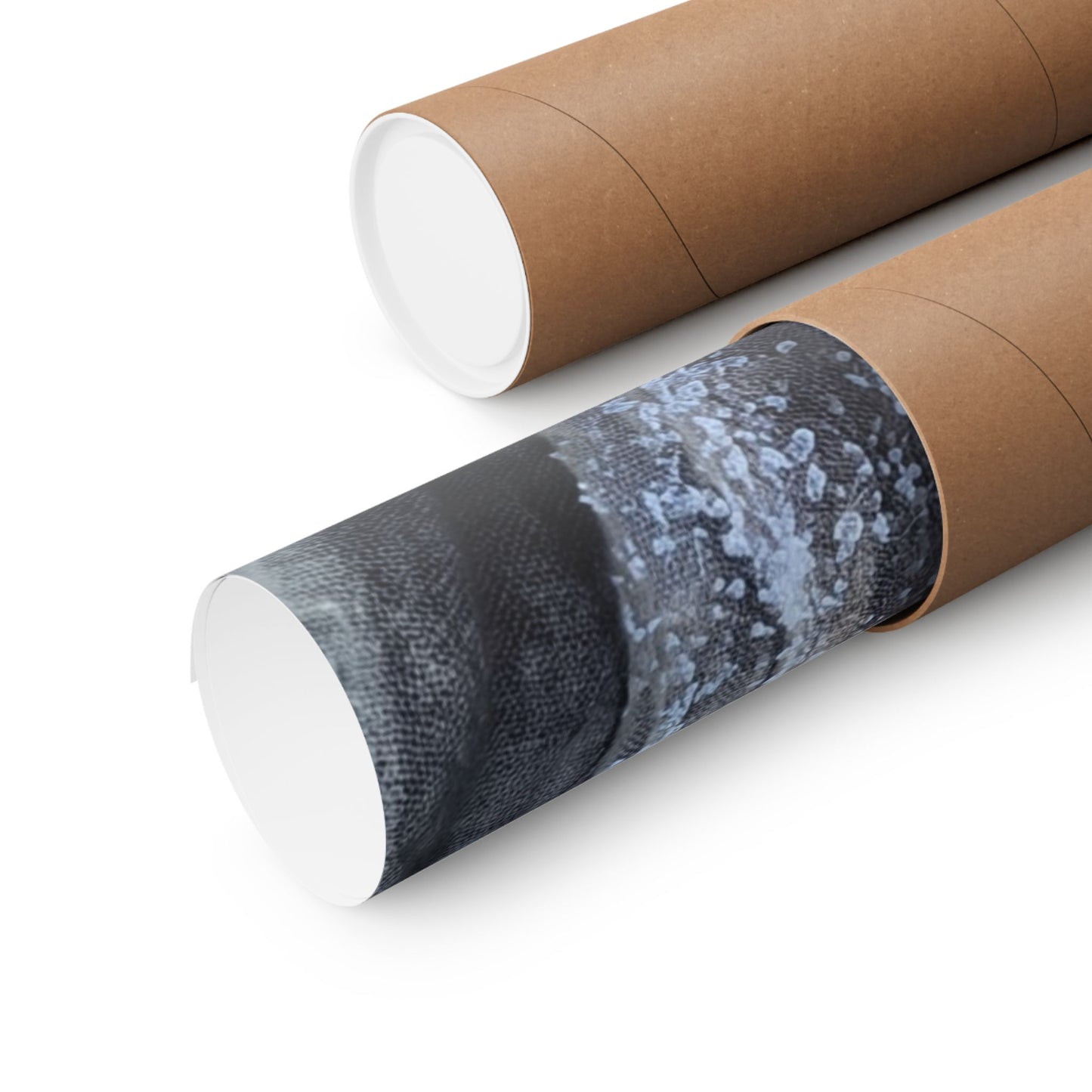 Silk Drape Winter Wall Art Print | Japandi Elegant Design