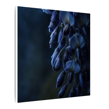 Winter Wisteria Shadow Zen Canvas Art | Atmospheric Decor