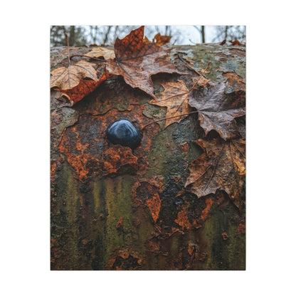 Datsuzoku Rust Patina Canvas Art - Dark Japandi Moody Minimal