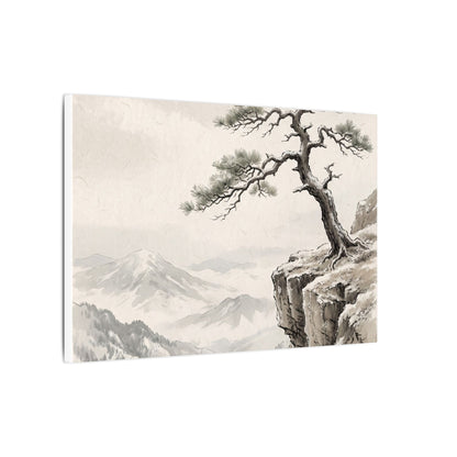 Seijaku Pine Tree Canvas Art - Japandi Japanese Pattern