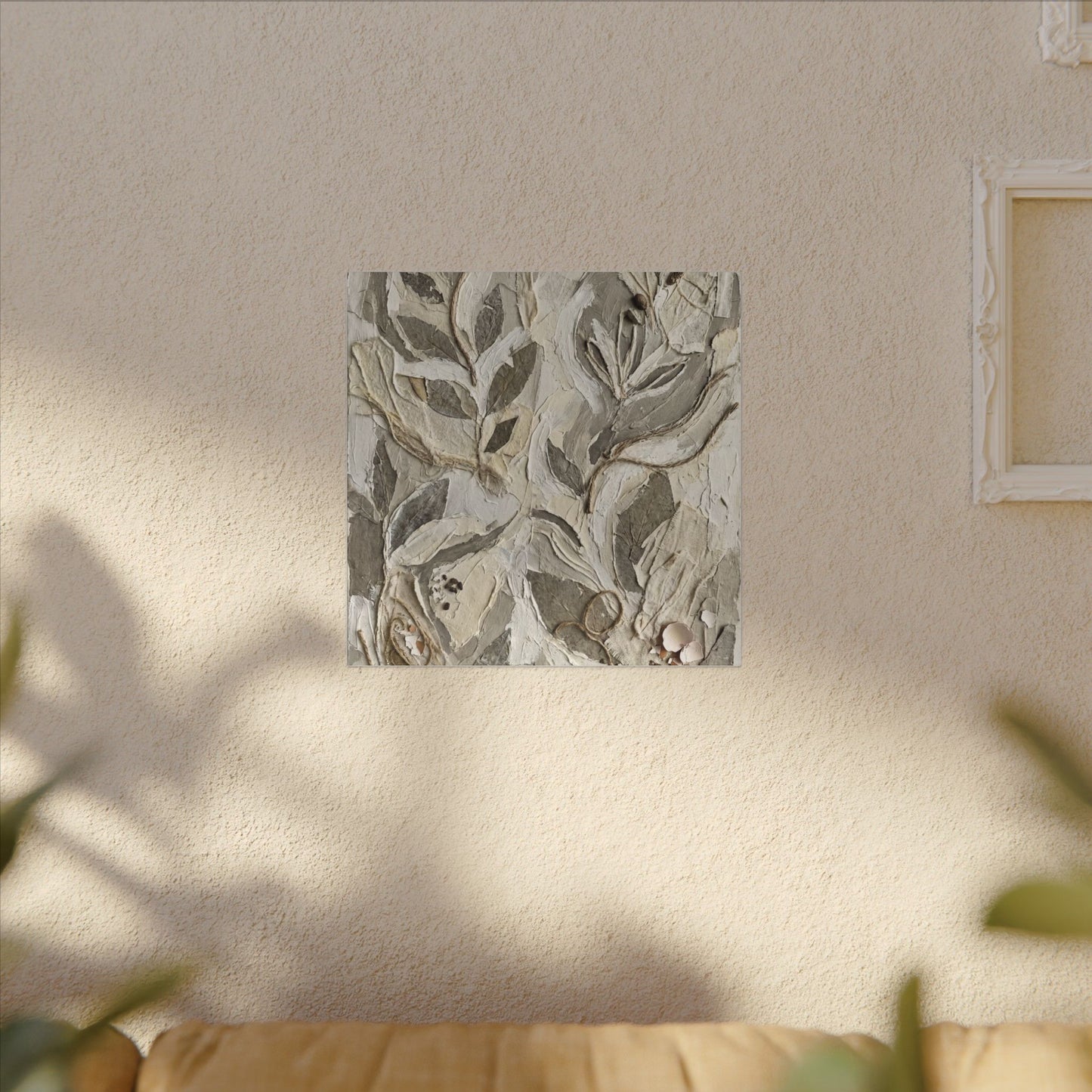 Japandi Textured Canvas Art