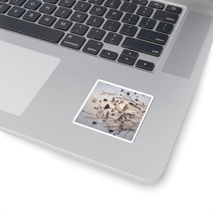 Japandi Dried Flowers in Dawn | Japanese Pattern Sticker