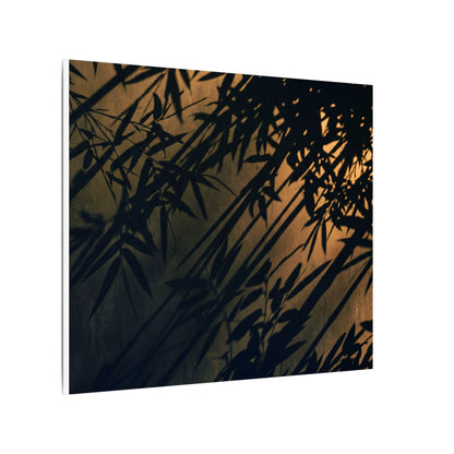 Sophisticated Shadow Play Canvas Art - Shadow Zen Dark Japandi