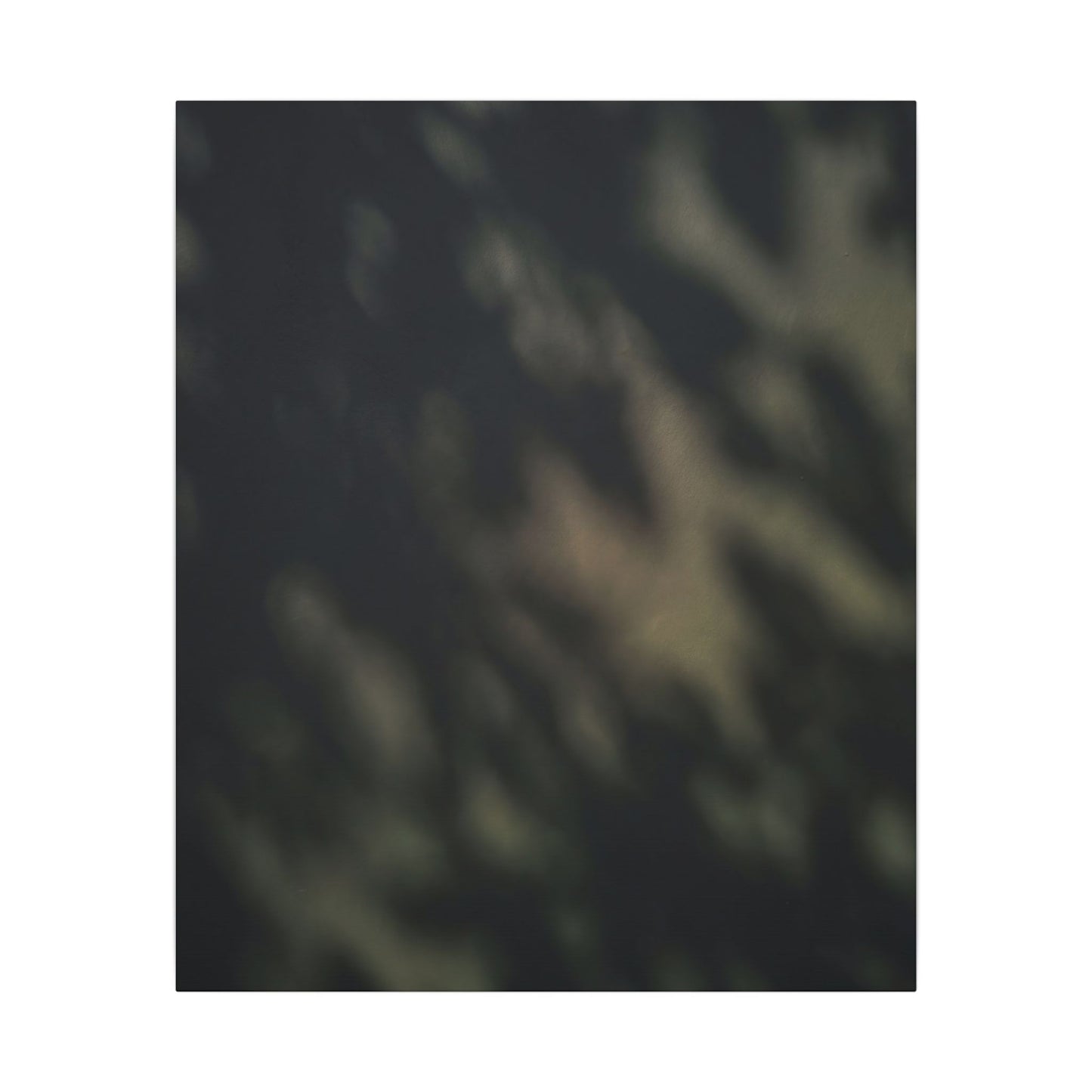 Dappled Shadow Play Canvas Art - Dark Japandi Ma
