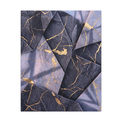 Seijaku Paper Fold Canvas Art - Kintsugi Gold Vein