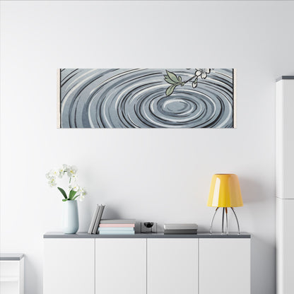 Calm Water Ripple Canvas Art - Ukiyo E Inspired Zen