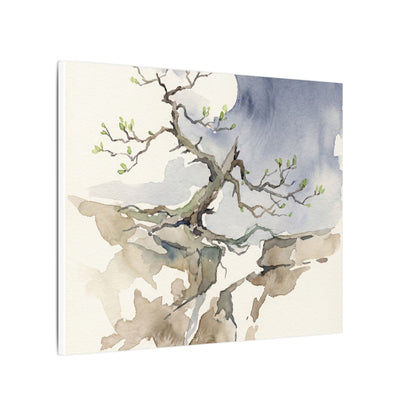 Moonlight Pine Tree Canvas Art - Japandi Ma