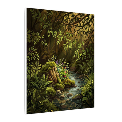 Golden Hour Silk Drape Canvas Art - Dark Japandi Datsuzoku