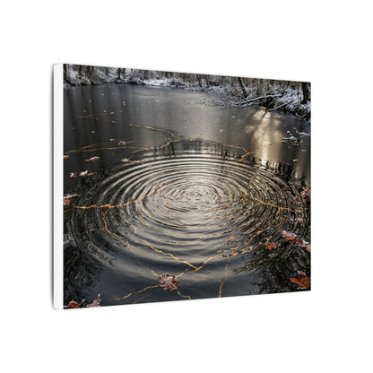 Water Ripple Broken Beauty Canvas Art | Artful Kintsugi Art