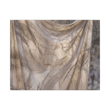 Ma Silk Drape Canvas Art - Japandi Japanese Pattern Art Print