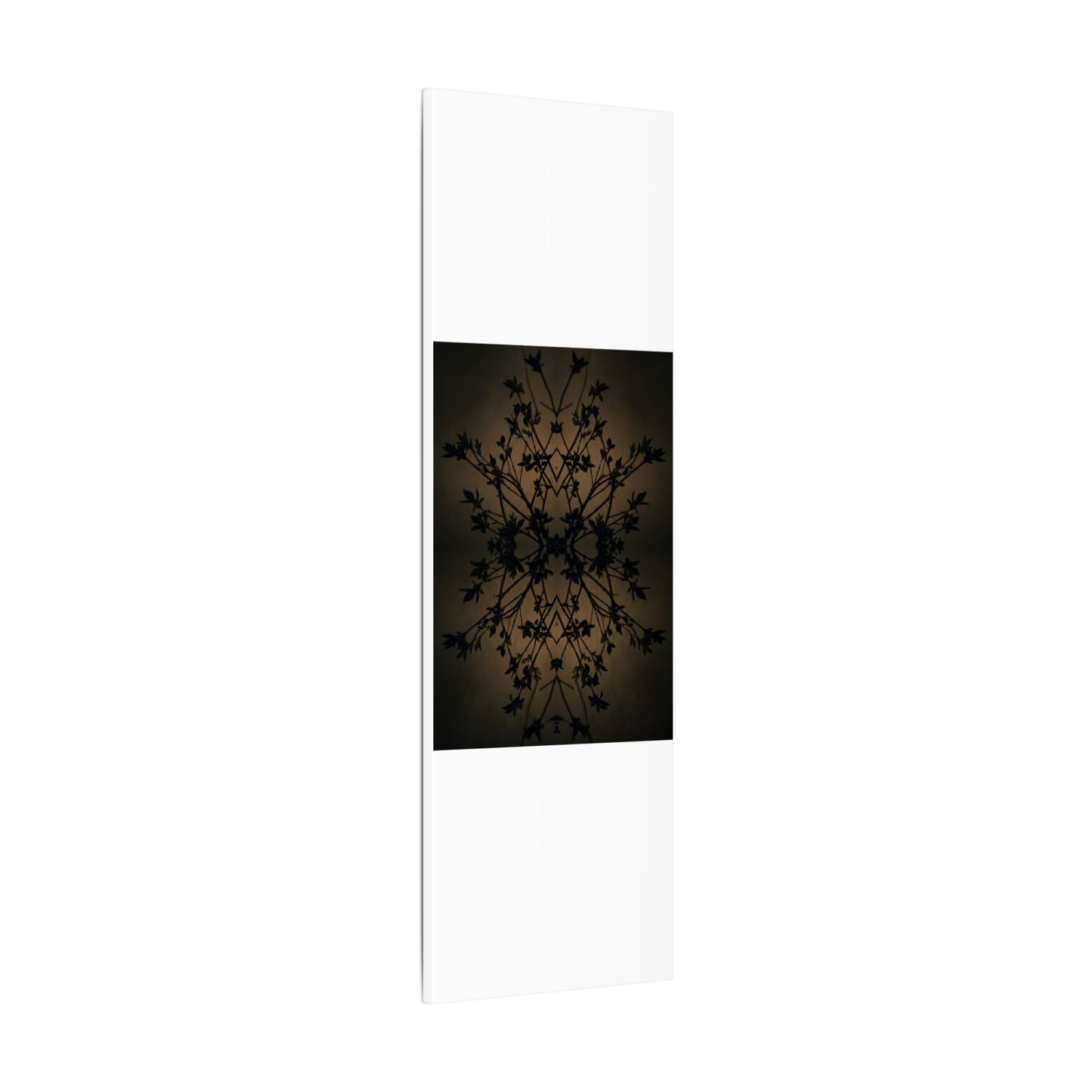 Golden Hour Shadow Play Canvas Art - Dark Japandi Seijaku