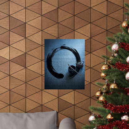 Peaceful Tea Ceremony Wall Art Print - Enso Zen