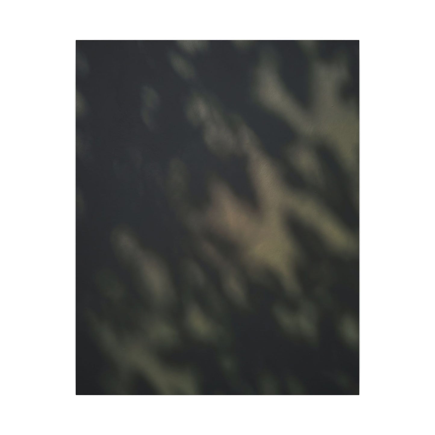 Dappled Shadow Play Canvas Art - Dark Japandi Ma