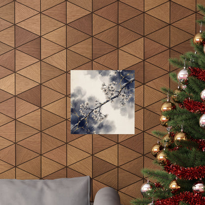 Beautiful Cherry Blossom Wall Art Print - Gold Vein Kintsugi