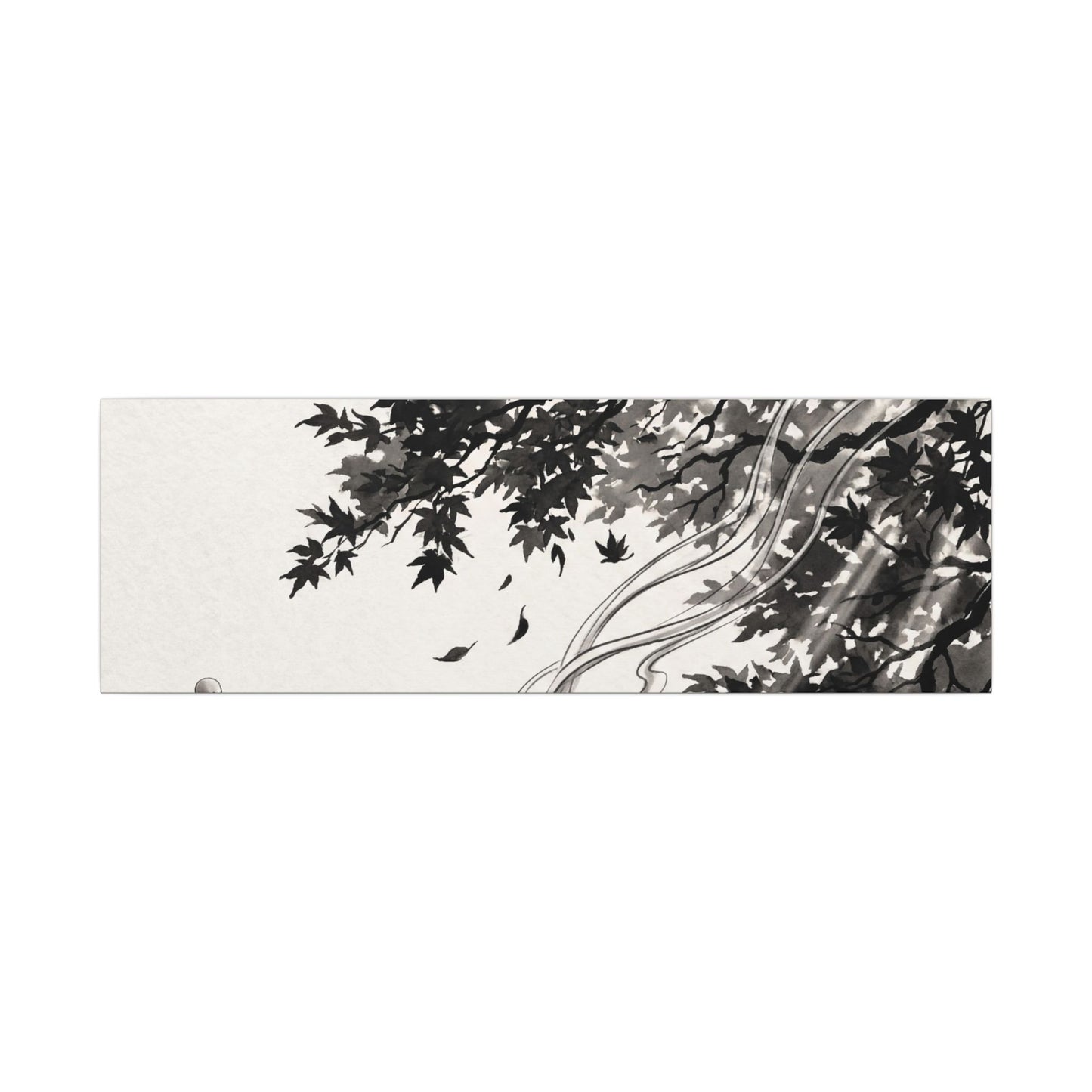 Serene Incense Smoke Canvas Art - Ukiyo E Inspired Zen