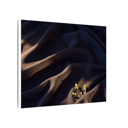 Silk Drape Shadow Zen Canvas Art | Luxurious Dark Japandi Art