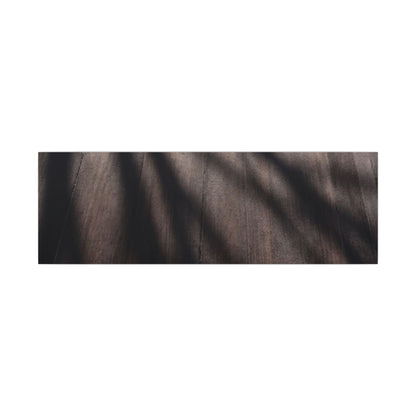 Dark Japandi Shadow Play in Dawn | Moody Minimal Canvas Art