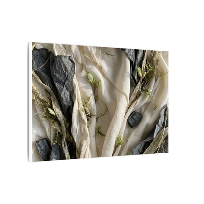 Spring Silk Drape Texture Canvas Art | Warm Decor